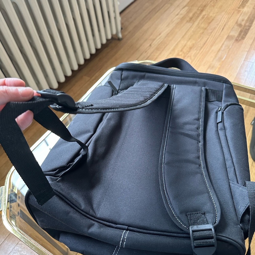 Black Backpack. - Picture 3 of 7